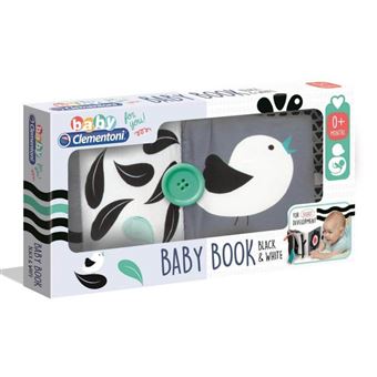 Livre bébé - Livre en tissu - Noir et Blanc