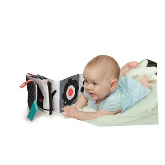 Livre bébé - Livre en tissu - Noir et Blanc