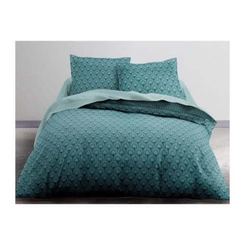 today parure de couette microfibre 100% polyester crazy palazzo 220x240 cm - 1 housse de couette et 2 taies d'oreiller
