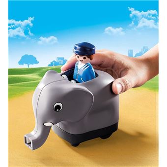 Playmobil 1.2.3 70405 Train d'animaux
