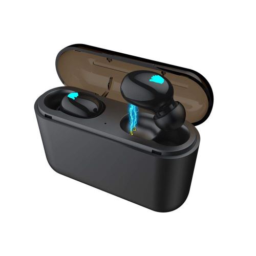 Ecouteurs HBQ-Q32 de main Modèle Bluetooth 5.0 Oreillettes Sans Fil Sport Noir