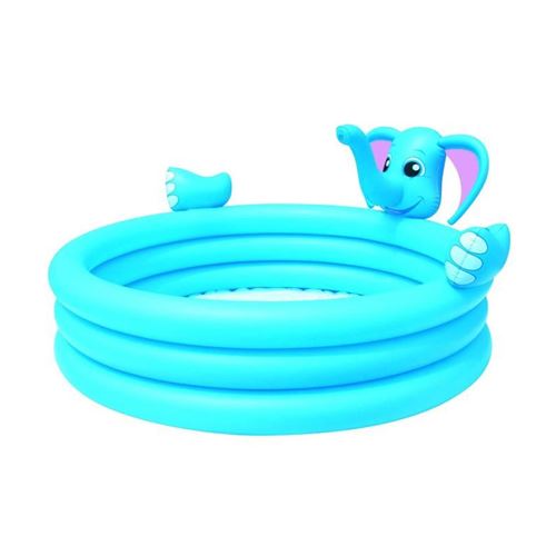 Aire de jeu éléphant 3 boudins - D 153 x H 74 cm - Bleu