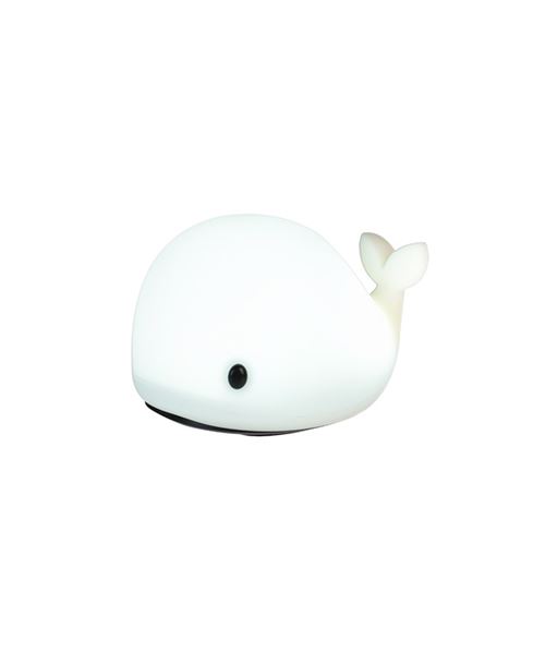 Baleine veilleuse tactile en silicone - Petit modèle