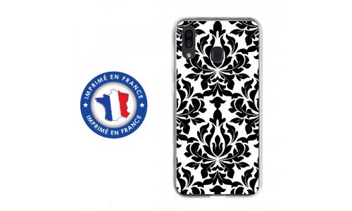 Coque souple pour Samsung Galaxy A20 avec impression Motifs style baroque 2