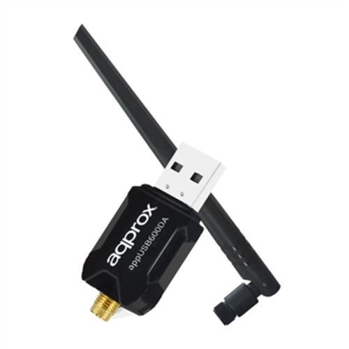 Approx! Adaptador WiFi Ac600n Nano Con Antena