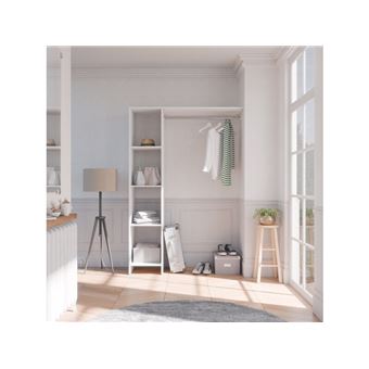 Sans marque Kit dressing Basic 2 blanc H.180 x L.120.2 x P.39.6cm - 1