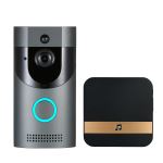 Acheter Sonnette vidéo sans fil avec caméra intelligente, avec Vision  nocturne 450P, stockage Audio bidirectionnel en nuage