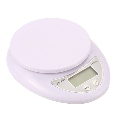 Blusea Balance Cuisine, Balance de plate-forme électronique mini pour la balance de poids postal de régime de cuisson de nourriture de cuisine