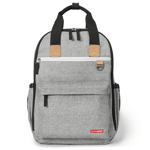 Sac à dos Duo Signature à dos- Gris chiné