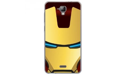 Coque souple pour Altice S40 avec impression Motifs masque Iron