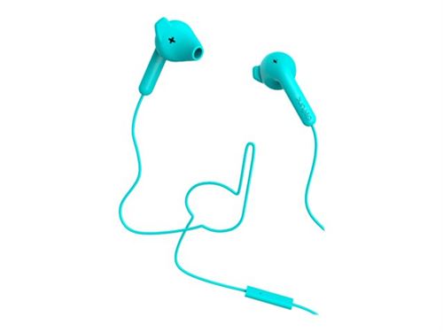 DeFunc Go Hybrid - In-ear hoofdtelefoons met micro - oordopje - met bekabeling - wit