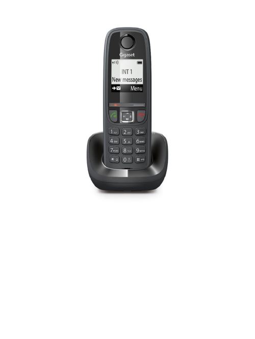 Gigaset AS470 Solo Téléphone fixe sans fil DECT/GAP Noir