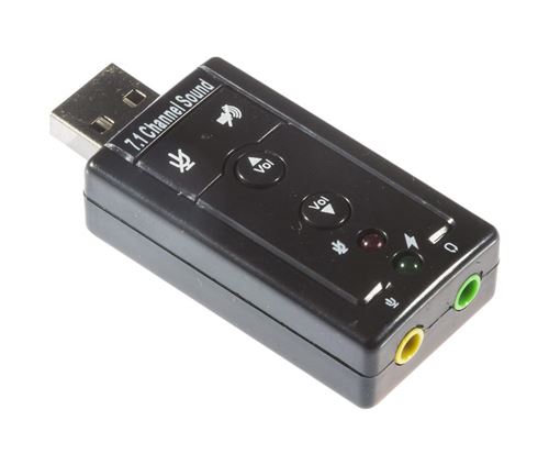 INECK® Carte son USB 2.0 / 7 canaux