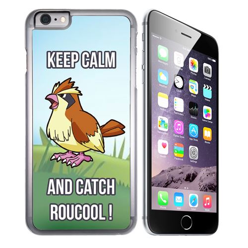 Coque pour iPhone 7 PLUS pokémon go catch roucool