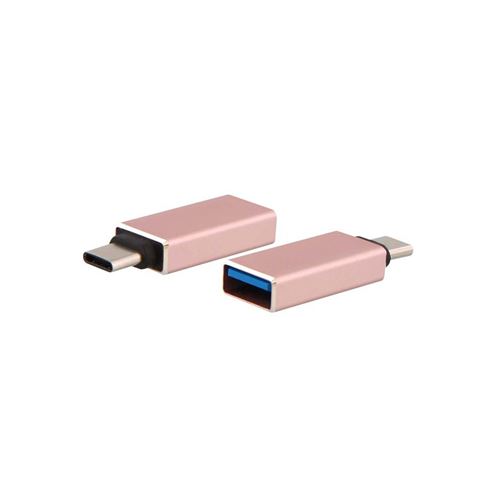 TNB Adaptateur OTG USB-C / USB-A - rose