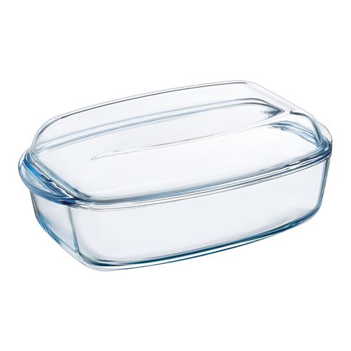 Pyrex Cocotte Four Rectangulaire En Verre 6.5L Transparent - 466A000/6343 - Image 4