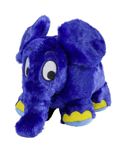 Warmies éléphant câlin chaud 20 cm bleu