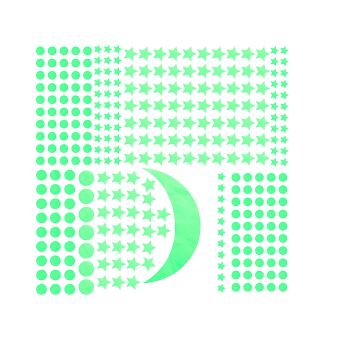 Palette De 300 Stickers Phosphorescents Ciel étoilé