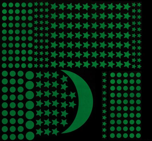 Palette De 300 Stickers Phosphorescents Ciel étoilé