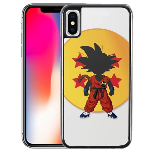 Coque pour iPhone XS dragon ball goku boule de crystal