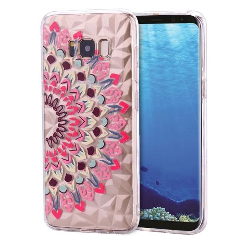 Galaxy S8 Coque Protection Tpu Mandala Fleurs Bijoux Incrusté Als90826