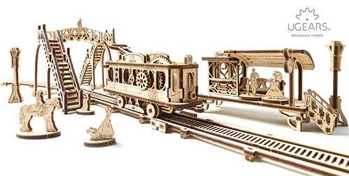 Tram Line-Mechanical Model Construction Kit by ugears