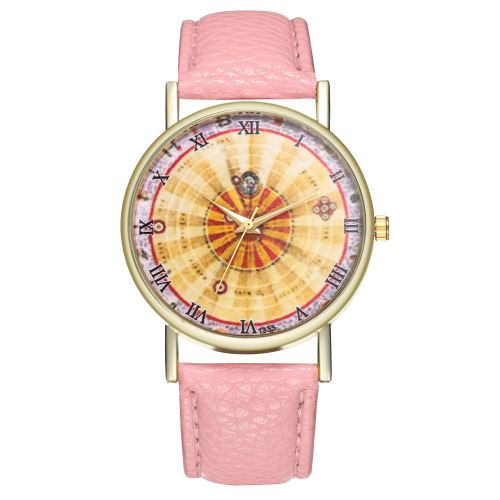 Système solaire Star Sky Astronomy Space Trend Trend Montre à quartz pour hommes et femmes T335-Arose