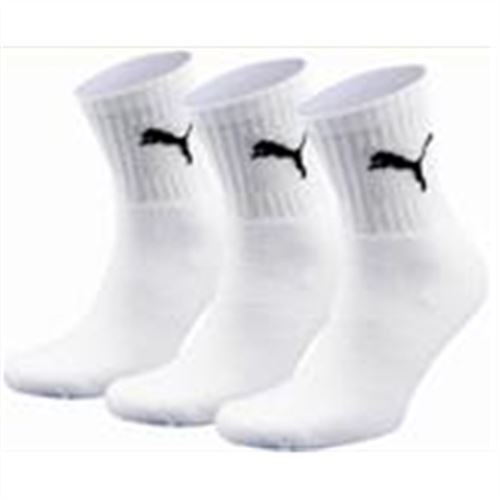 Chaussettes / PUMA: PUMA SHORT CREW 39-42 BLANC Taille 43-46