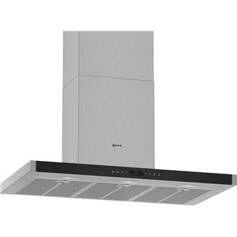 hotte décorative murale 90cm 69db 843m3/h inox - d96bmu5n0