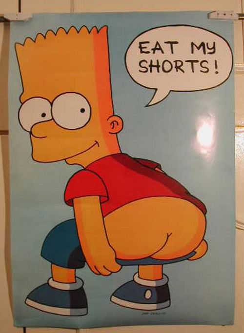Eat My Shorts - 43x60 cm - AFFICHE / POSTER
