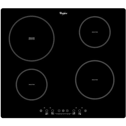 Whirlpool ACM 838/NE - Table de cuisson à induction - 4 plaques de cuisson - Niche - largeur : 56 cm - profondeur : 49 cm - noir - noir
