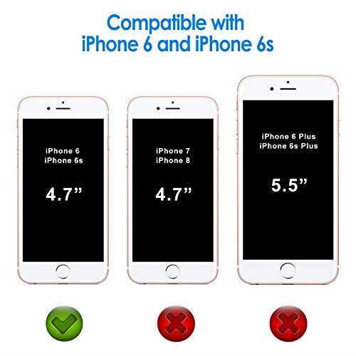 JETech Coque pour iPhone 6s et iPhone 6, Shock-Absorption et Anti-Rayures, Rose
