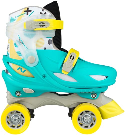 Nijdam patins à roulettes Rally Rollerréglables bleu