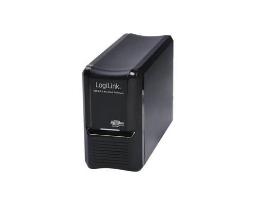 LogiLink UA0154A - Baie de disques - 2 Baies (SATA-600) - USB 3.0 (externe)