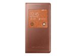 Samsung S View EF-CG800B - Étui à rabat pour téléphone portable - rose gold - pour Galaxy S5 Mini, S5 Mini Duos