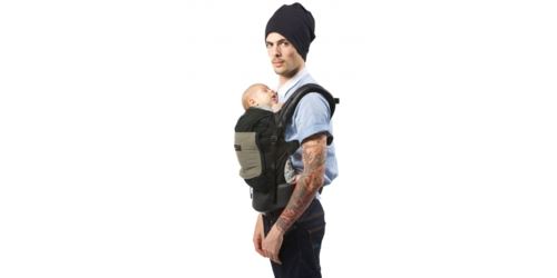 Porte-Bébé Jpmbb Tablier Noir Poche Olive - Physiocarrier