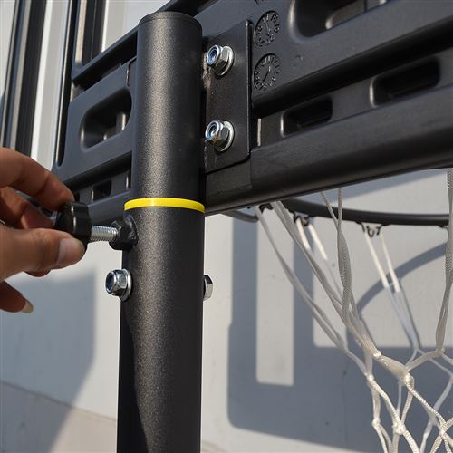 Panier de basket sur pied à roulettes réglable intérieur extérieur