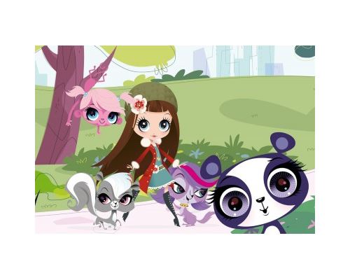 Puzzle 40 Pièces : Littlest Pet Shop - Promenade dans le Parc, Schmidt Spiele