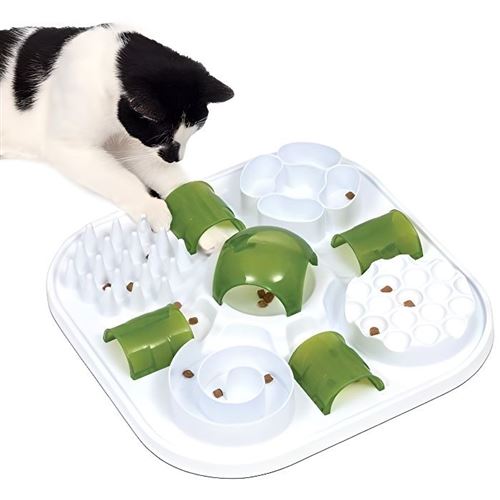 Cat-it Catit Play Treat Puzzle Giocattolo Interattivo Verde