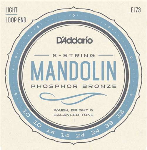 Daddario Bronze D'addario And Co Ej73 Cordes Pour Mandoline