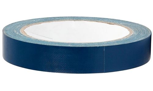 Creotime ruban de toile 25 mètres x 19 mm bleu