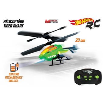 Hélicoptère radiocommandé Mondo Motors Hot Wheels Tiger Shark