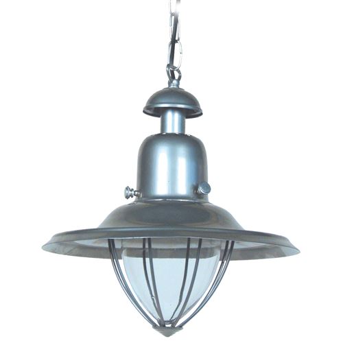 Pecheur suspension tôle et tube acier - 30x30x71 cm - aluminium tosel ism5034163