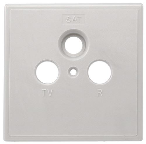 Axing SZU 2-00 plaque murale cache pour prise SSD 5-xx et SSD 6-xx blanc