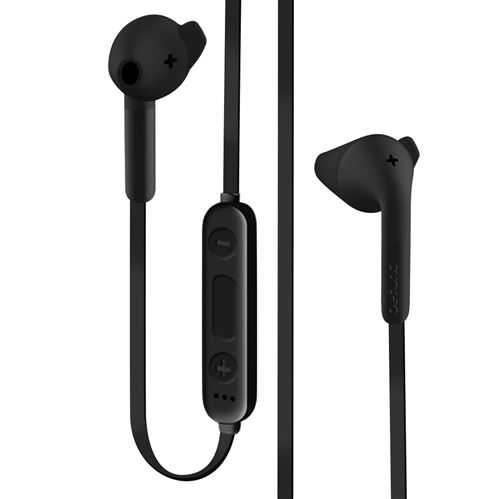 DeFunc BT Earbud BASIC HYBRID - Écouteurs avec micro - intra-auriculaire - Bluetooth - sans fil - noir