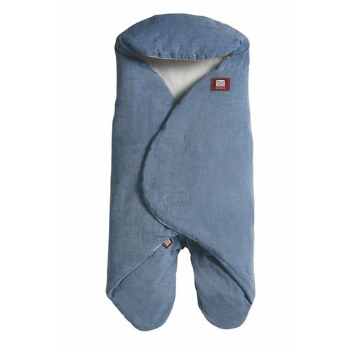 Couverture Babynomade Red Castle 0-6 mois - Bleu Chambray
