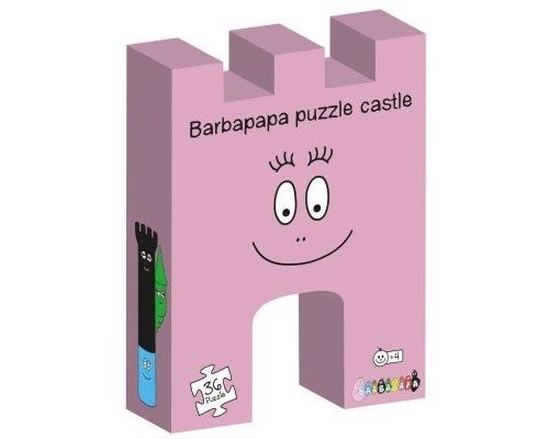 Dujardin - 62214 - puzzle classique découpé - barbapapa château - 36 pièces