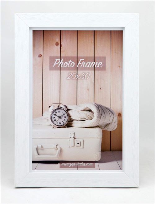 Zep Nelson 3 Cadre Photo, Bois, Blanc, 34.5 X 1.9 X 34.5 Cm
