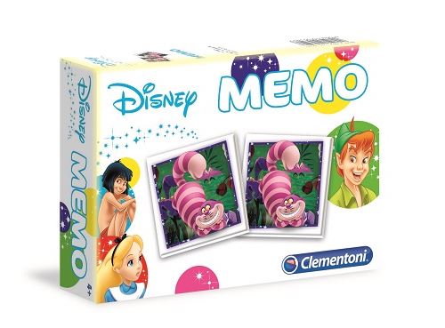 Memo games disney classic 24 cartes illustrees - memory - jeu clementoni 4 ans+