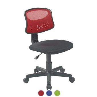 Kayelles Chaise De Bureau Enfant Pivotante Faya Junior Etudiant Rouge Et Noir Achat Prix Fnac